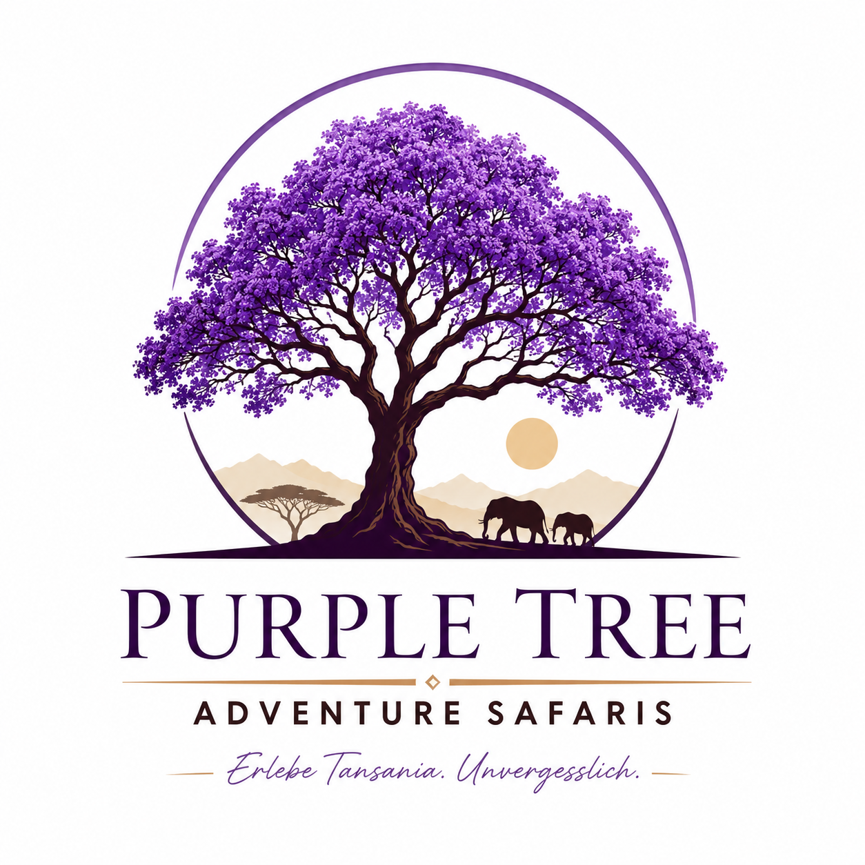 Purple Tree Adventure Safaris Logo